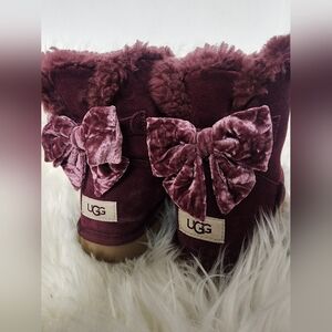 UGG Australia Velvet Bow Boots